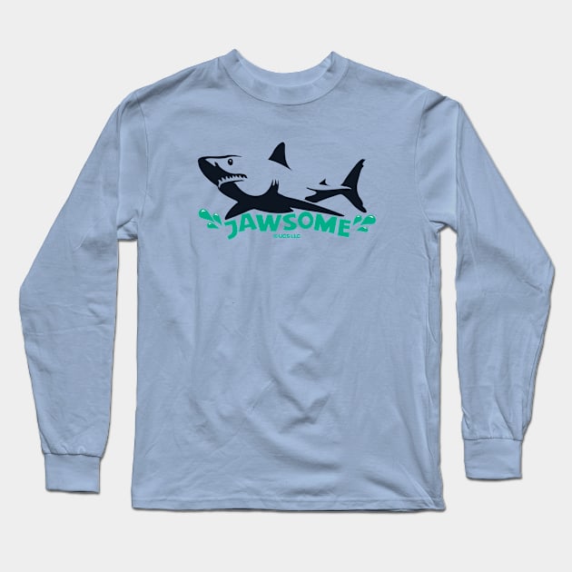 Jaws movie Jawsome. Birthday party gifts. Officially licensed merch. Perfect present for mom mother dad father friend him or her Long Sleeve T-Shirt by SerenityByAlex